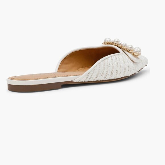 NEW Steve Madden Ira Pointed Toe Mule (Women) 7.5M, IVORY - Picture 3 of 8